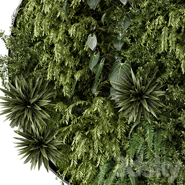 Indoor Wall Vertical Garden Set - Set 714 3dskyfree