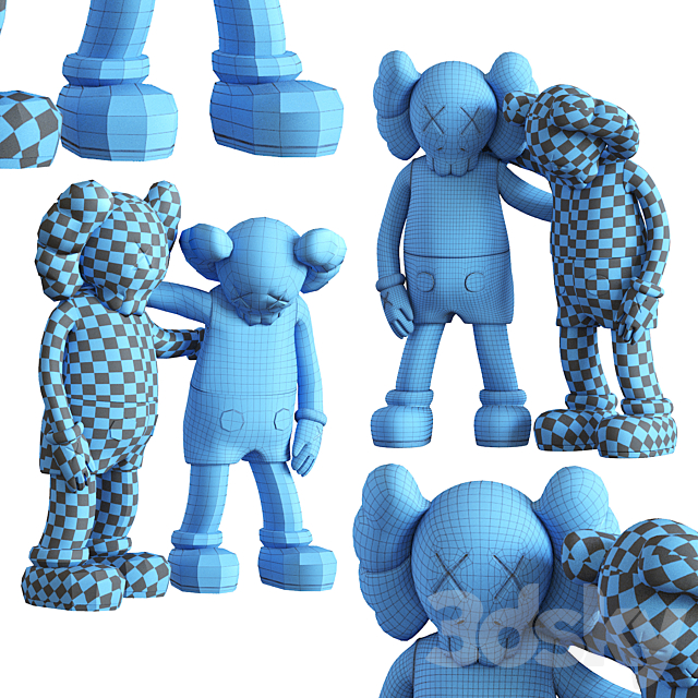 Kaws 3d Download