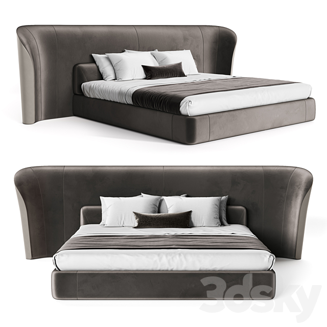 FIFTYFOURMS – Vida Deluxe bed 3DSMax File - thumbnail 2