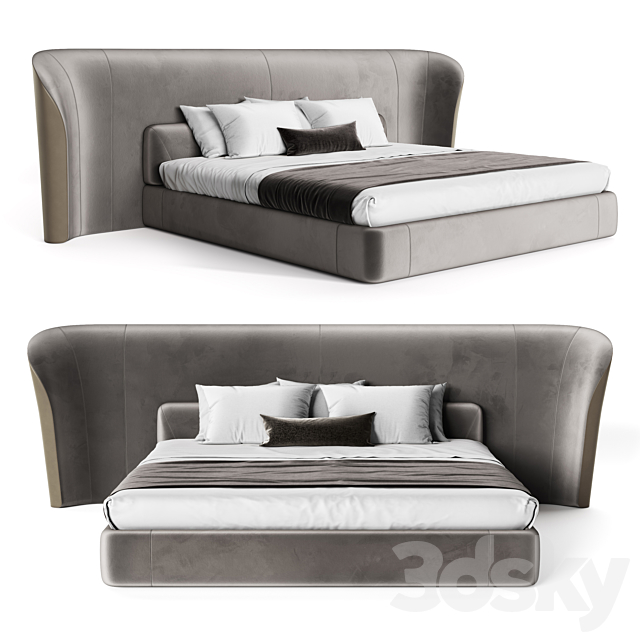 FIFTYFOURMS – Vida Deluxe bed 3DSMax File - thumbnail 1
