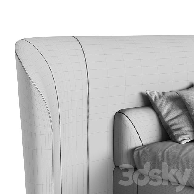 FIFTYFOURMS – Vida Deluxe bed 3DSMax File - thumbnail 7