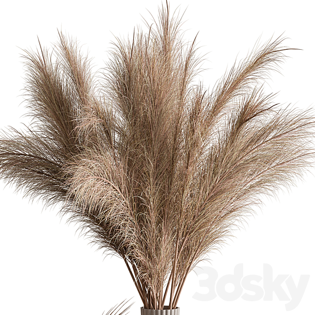 Vase and Plant Decorative Set - Set 120 3d