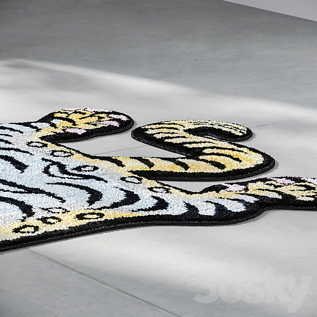 Tibetan tiger rug 3dsky