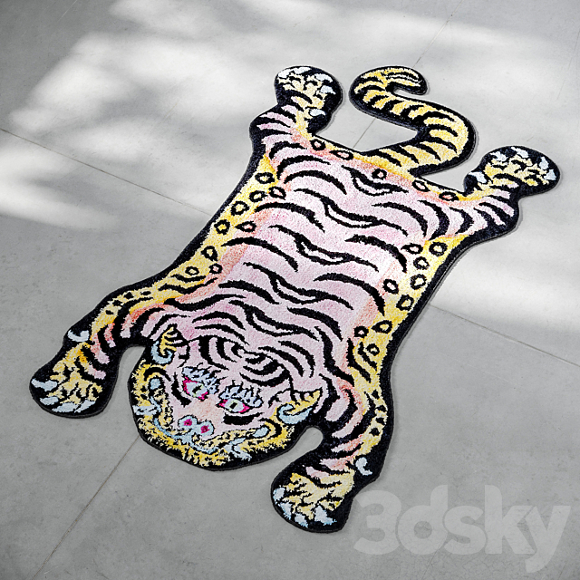 Tibetan tiger rug 3dskyfree