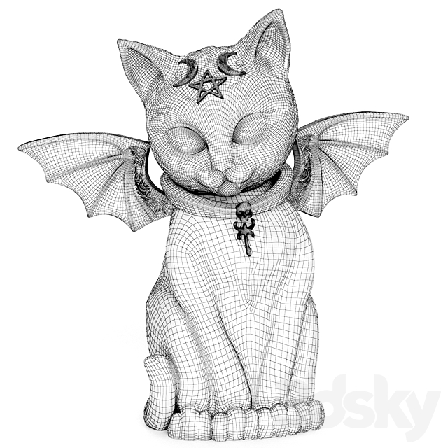 Figurine Black Cat 3dskyfree