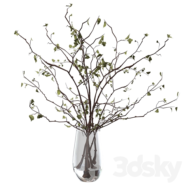 Branches in a vase 3DSMax File - thumbnail 2