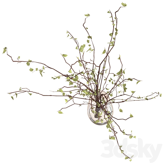 Branches in a vase 3DSMax File - thumbnail 3