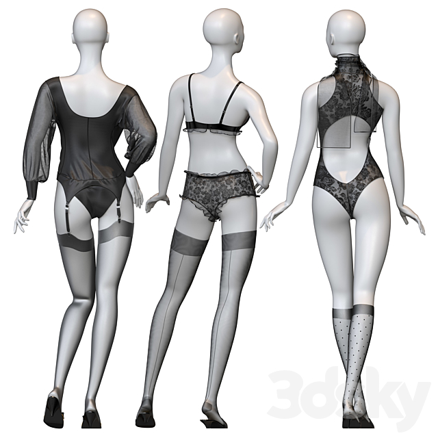 Mannequins 1 3d