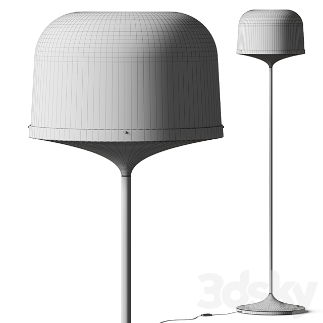 Bonaldo Pin Floor Lamp 3dskyfree