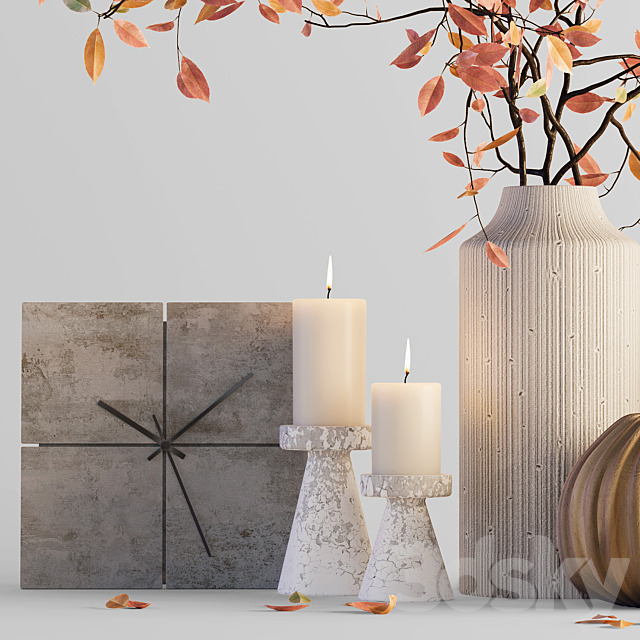 Decorative set 006 3dsky
