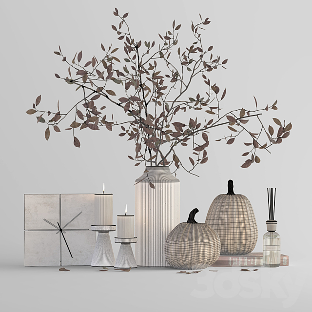Decorative set 006 3dskyfree