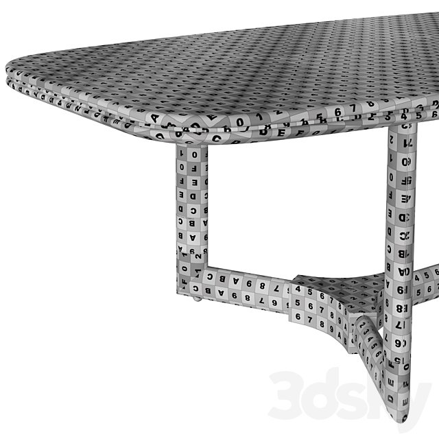 Visionnaire Morgan table 3d Download