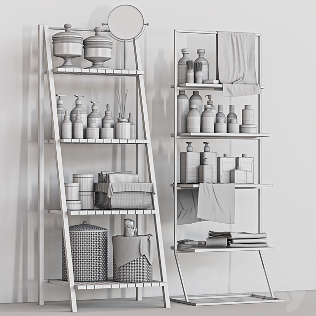 bathroom set 114 3DS Max Model - thumbnail 5