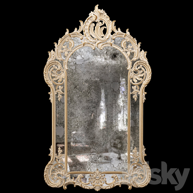 stavros george III style mirror 3d