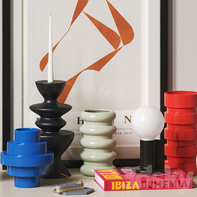 Decor Set 002 3dmodel