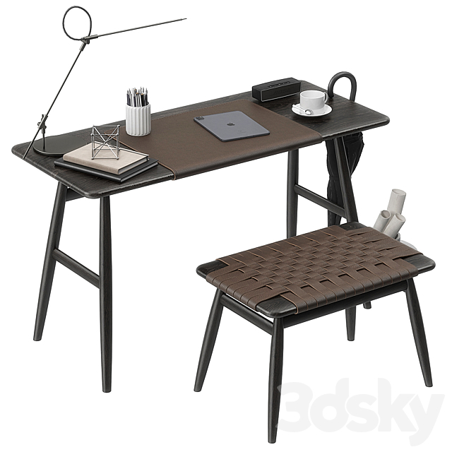 Mo Bridge desk set 3dmodel