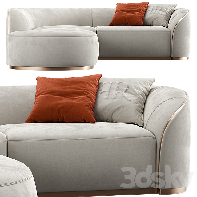 PIERRE G SECTIONAL SOFA 3d