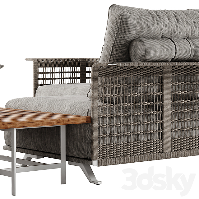 Poltrona Frau Solaria sectional sofa 3dskyfree