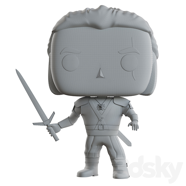Figurine The Witcher Funko Pop 3dskyfree