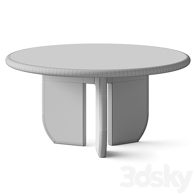 Meridiani Italo Dining Table 3DSMax File - thumbnail 3