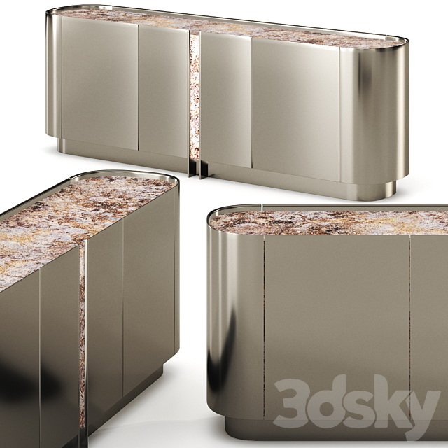 Dynasty by Cattelan Italia Andrea Lucatello Sideboard 3DSMax File - thumbnail 1