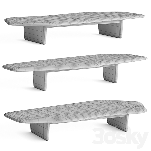 Baxter Nairobi Coffee Tables 3dsky