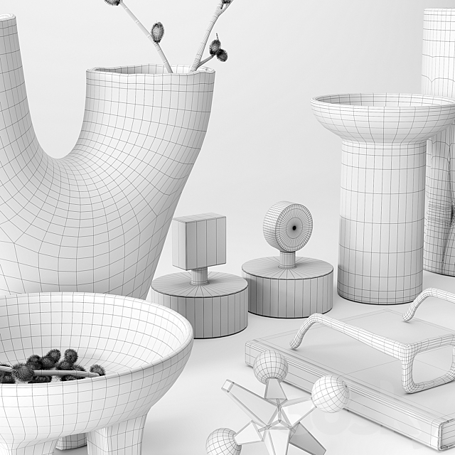 RH Decor set 2 3d Download