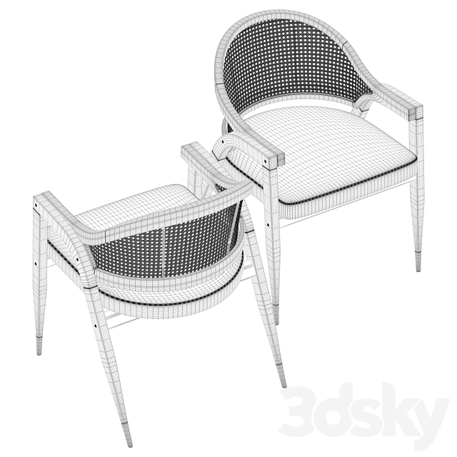 Wormley Dining Chair - DUISTT 3dskyfree