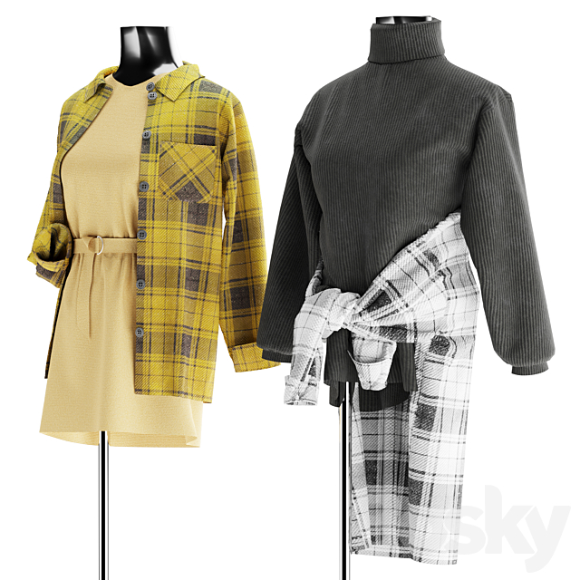 Set Of Clothes Vol 030 3d