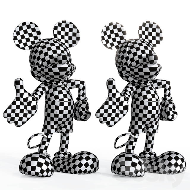 Mickey Mouse by Kelly Hoppen 3DSMax File - thumbnail 4