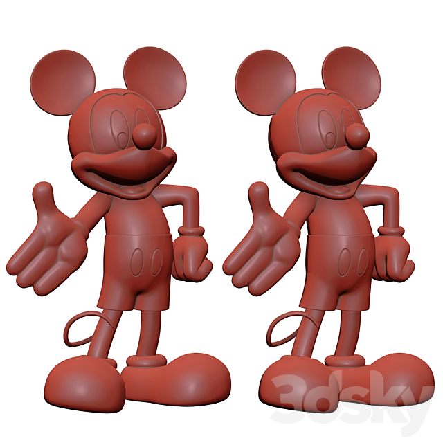 Mickey Mouse by Kelly Hoppen 3DSMax File - thumbnail 5