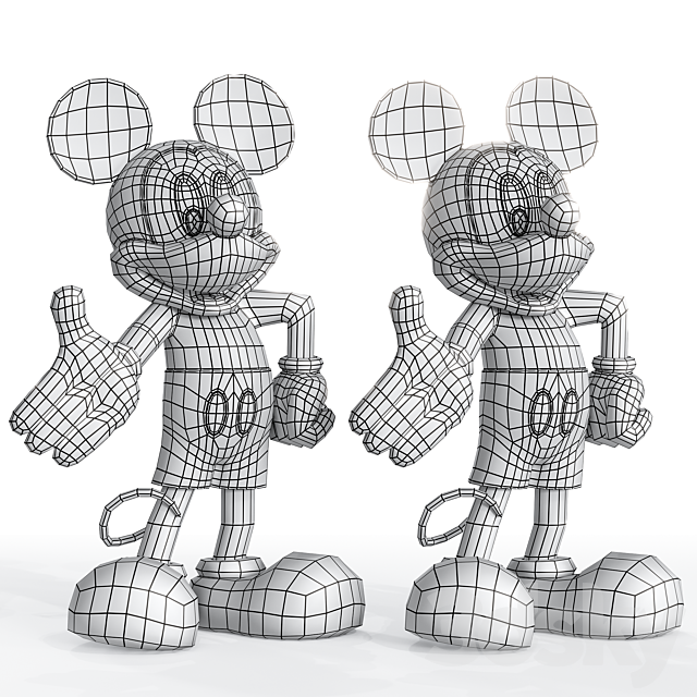 Mickey Mouse by Kelly Hoppen 3DSMax File - thumbnail 6