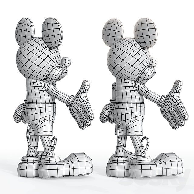 Mickey Mouse by Kelly Hoppen 3DSMax File - thumbnail 7