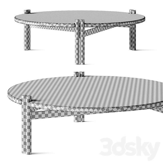 Matthieu Recope De Tilly H Round Coffee Table 3d