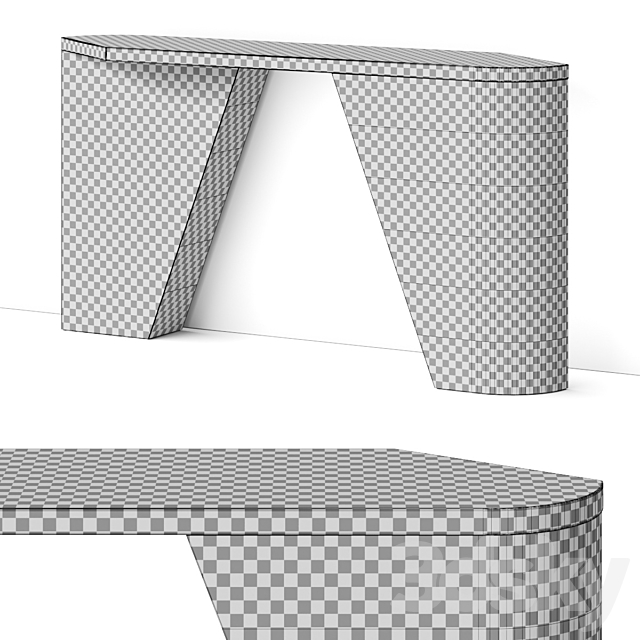 Luca Stefano Ls24 Console Table 3DSMax File - thumbnail 2
