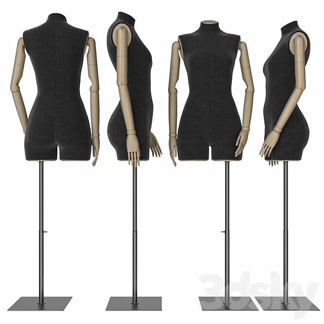 female mannequin 3d