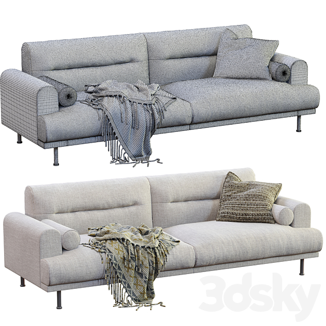Sofa Langaryd By Ikea 3dsky