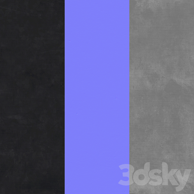 Metal Stainless Steel_PBR_Seamless_4k_set10 3d