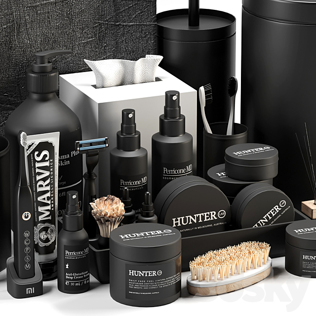 Bathroom Accessories 01 3d