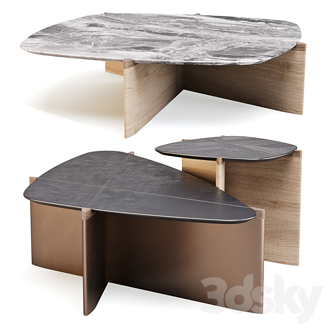Giorgetti: Griffe - Coffee and Side Tables 3d