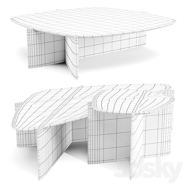 Giorgetti: Griffe - Coffee and Side Tables 3dsky