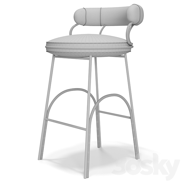 Austin Bar Chair 3DSMax File - thumbnail 3