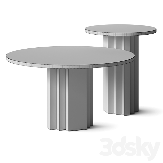Arflex Scalea Coffee Tables 3DSMax File - thumbnail 3