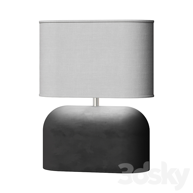 Concrete Table Lamp 3DSMax File - thumbnail 1