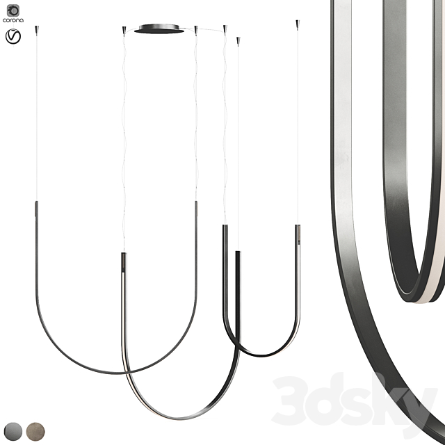 Cattelan Italia Nahun Ribbon 2023.1 Lamp 3dsky