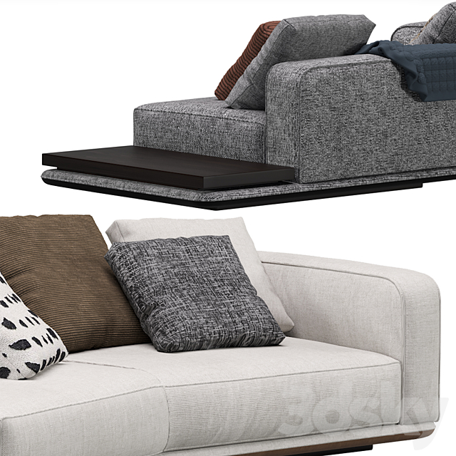 Minotti Horizonte Modular Sofa 07 3dsky