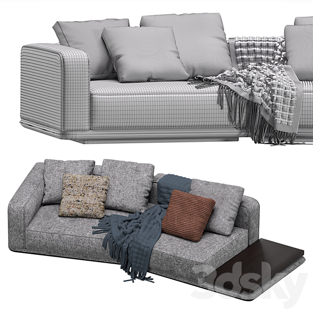 Minotti Horizonte Modular Sofa 07 3d Download