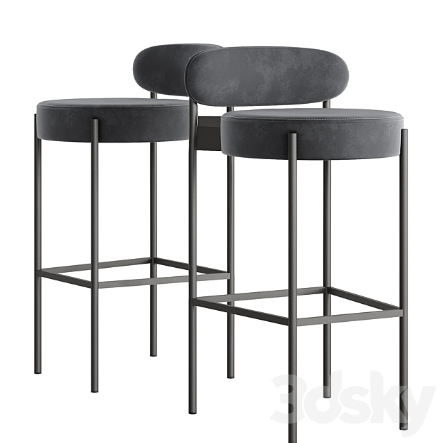 Bar stool Stool 4 Aura 3DSMax File - thumbnail 2