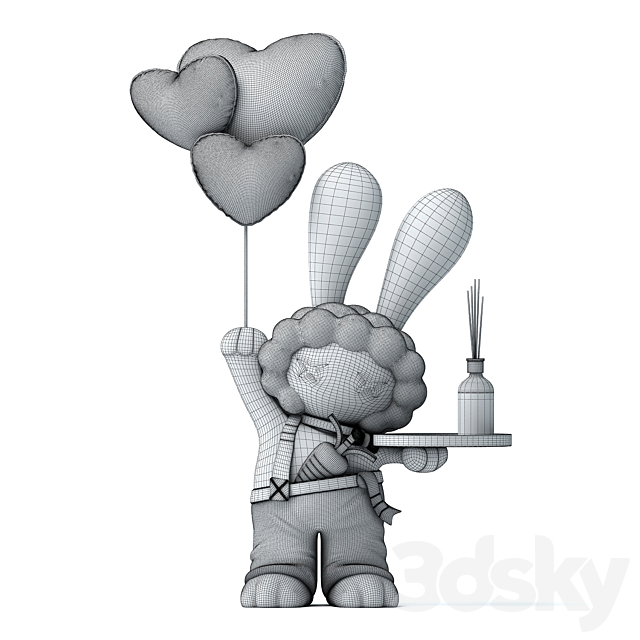 rabbit toys 3DSMax File - thumbnail 2