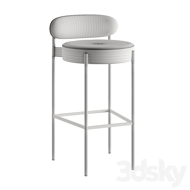 Bar stool Stool 4 Aura 3DSMax File - thumbnail 5